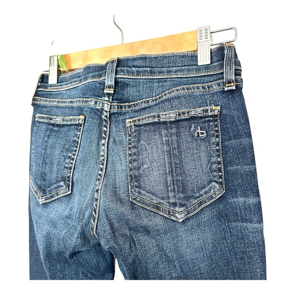 RAG & BONE | Stiletto Bootcut Jean in Wonderland Dark Wash Size 26 - Picture 5 of 12